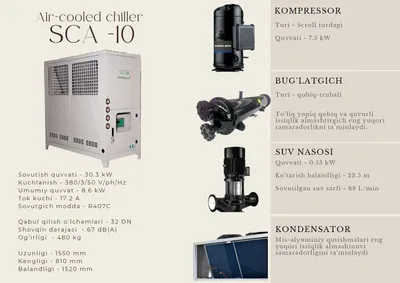 Ricom SCA -10 Chiller 10 HP 10 HP sovutgich 1
