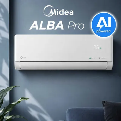 MIDEA konditsioneri, ALBA Pro modeli — 12 000 BTU / inverter / yangi! 1
