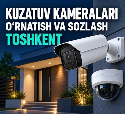 Toshkentda kuzatuv kameralarini o‘rnatish