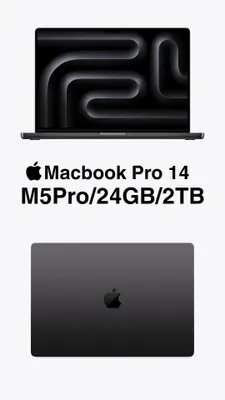 Macbook Pro 14 M5Pro/24GB/2TB/SpaceBlack (18/20) 1