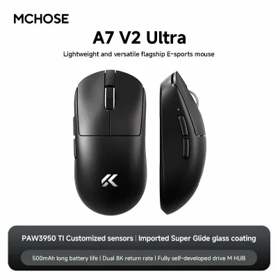 [Мышь] MCHOSE A7 V2 Ultra PAW3950 8k