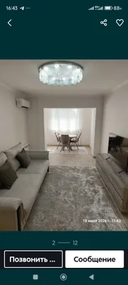 Markazda 2 xonali kvartira ijaraga beriladi, mo‘ljal — Novomosk 1