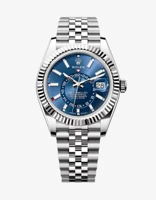 NEW Rolex Sky-Dweller 42mm Steel and White Gold син