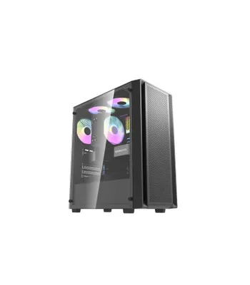 darkFlash DK353 BLACK kompyuter korpusi (ATX, 4 ta ventilyator) 1
