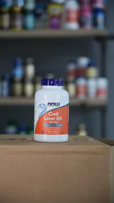 Now Cod Liver Oil 250 yumshoq kapsula
