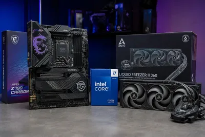 14700K, Z790 Carbon 14700K Arctic Liquid Freezer II 360MM Сотилади б/