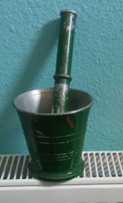 Ступка алюминиевая советская