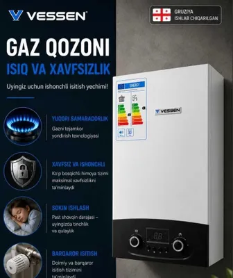 VESSEN 24 кВт — газовый котёл на пропане, работает на пропане, оптом