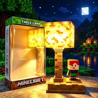 Minecraft stol chirog‘i «Yoritgich» 1