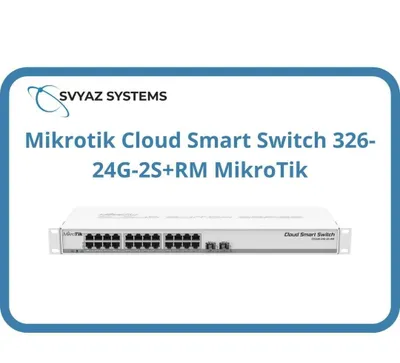 Mikrotik Cloud Smart Switch 326-24G-2S+RM kommutatori