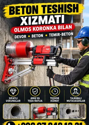Beton teshish beton kesish