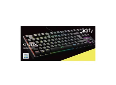Xtrfy K4 RGB Kailh Red RU o‘yin klaviaturasi 1