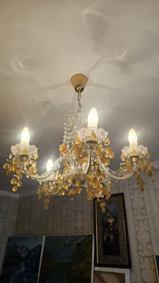 Люстра Чехословакия,, Виноградные гроздья"
