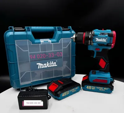 Шуруповёрт Bosch Makita 48V, дрель 1