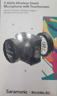 Saramonic Blink Me B2 | Smart Wireless Mic System с сенсорным экраном.