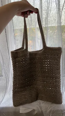 Yangi qo‘lda to‘qilgan shopper sumka 1