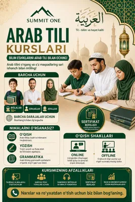 Arab tilidan intensive kurs