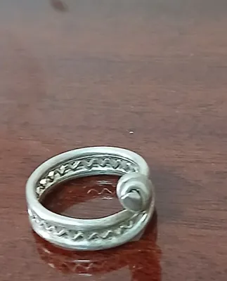 Винтажное серебрянное кольцо 1