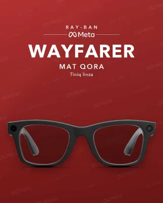 Ray-Ban Meta Wayfarer Gen 2 Matte Black, tiniq linza — original 1