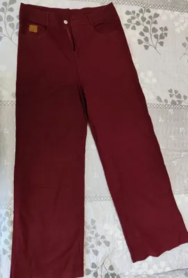 Yangi yengil XL shimlar, 100% paxta, to‘q bordo rangda 1