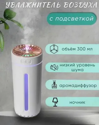 Ультразвуковой увлажнитель, аромадиффузор, ночник. Havo namlagich uvl4 1