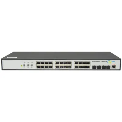 2-darajali boshqariladigan POE kommutator SNR-S2985G-24T-POE-E