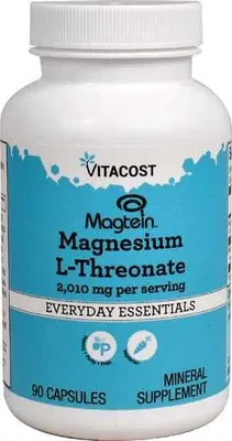 Vitacost Magnesium L-Threonate treonat magniysi 2010 mg, AQSh