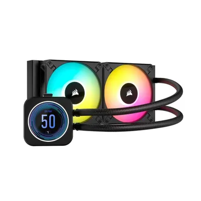 !Corsair iCUE H100i ELITE LCD 240mm suyuqlik bilan sovutish tizimi|QQS bilan narx 1