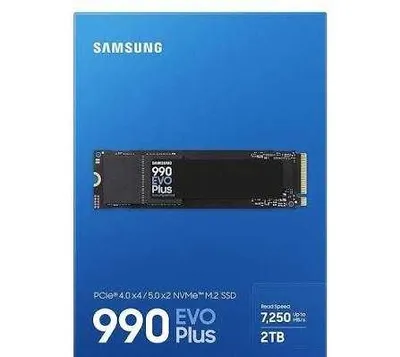 2000 GB M.2 NVMe Samsung 990 EVO Plus diski