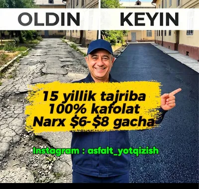 Asfalt ishlari / asfaltlash xizmati / asfalt yotqizish / asfalt 1