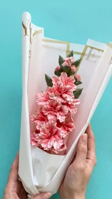 Цветы съедобные из зефира 1