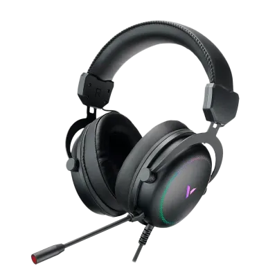 Rappo VH300S игровая гарнитура 40 мм с RGB и USB 1