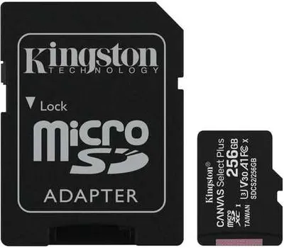 ! MicroSD CARD KingstonSDCS2/256GBSP100 МБ/с85 МБ/с | Цена с НДС 1