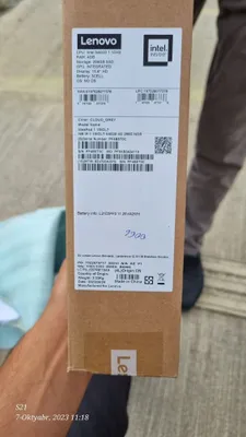 Lenovo ideapad 25ygb SSD xotira 1