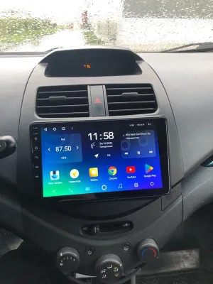 Магнитола для Chevrolet Spark Matiz новая андроид с рамкой WiFi 4/64г 1
