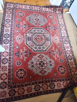 190x135 sm o‘lchamdagi junli sovet vintage gilami 1