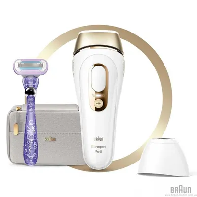 Фотоэпилятор Braun Silk-expert Pro 5 PL5157 гарантия 1 год, доставка.