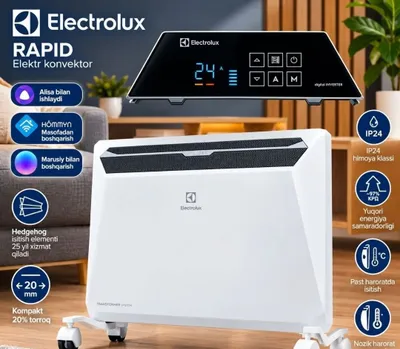 Конвекторный обогреватель Electrolux со скидкой со склада