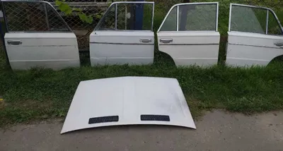 Старый капот и задние двери
