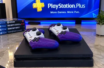 PS4 Slim 1 ТБ, 500 ГБ