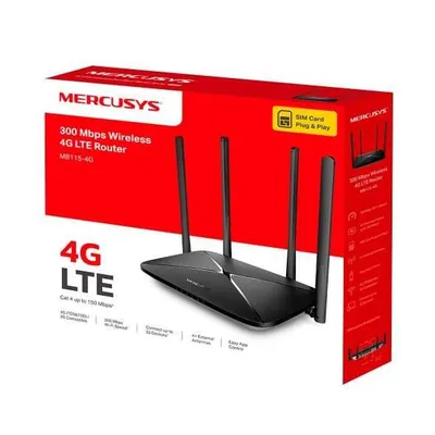 4G LTE qo‘llab-quvvatlovchi Mercusys MB115-4G N300 WI-FI routeri 1