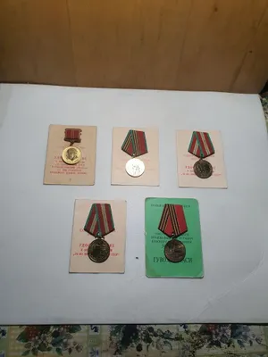 Hujjatlari bilan medallar 1