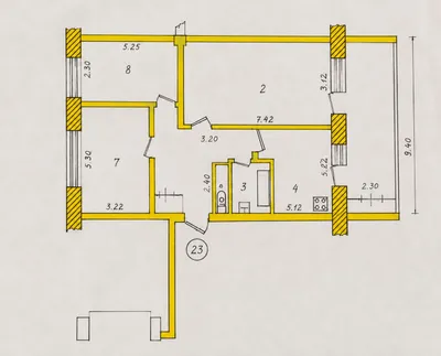 Ц-5, Minor 3 xonali kvartira sotiladi, 68 m²