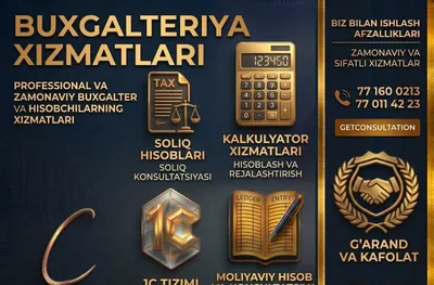 Bugalteriya xizmatlari "Count up" 5-yillik tajriba bilan