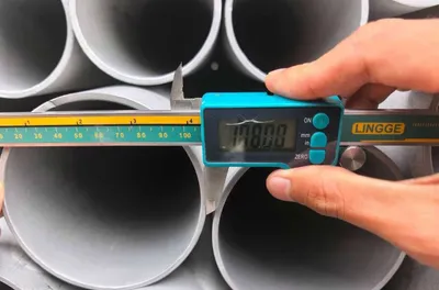 Zanglamaydigan quvur 108x3 mm (AISI 304, choksiz, mat) 1