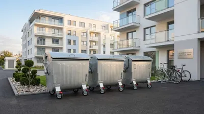 1100 litrli metall chiqindi qutisi 1
