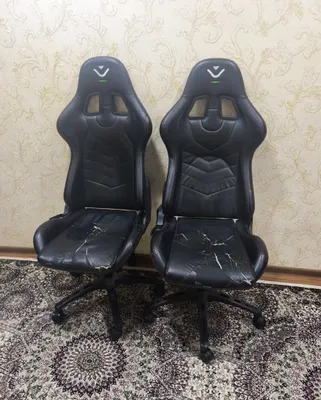 Qora, ishlatilgan geymer kreslosi 1