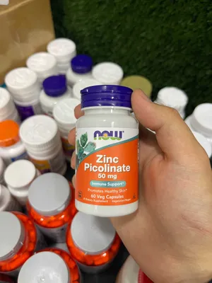 Now Zinc Picolinate 50 mg 60 Capsules