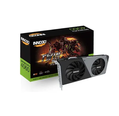 Inno3D RTX4060 TWIN X2 OC 8GB GDDR6 videokartasi 1