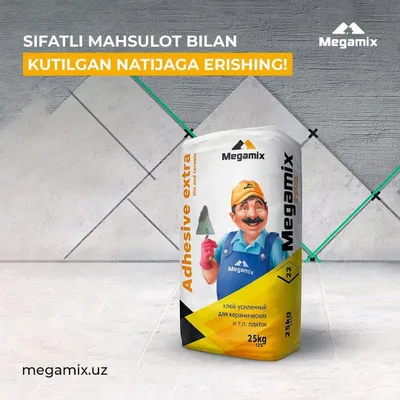 Megamix kafel kley 25 kg